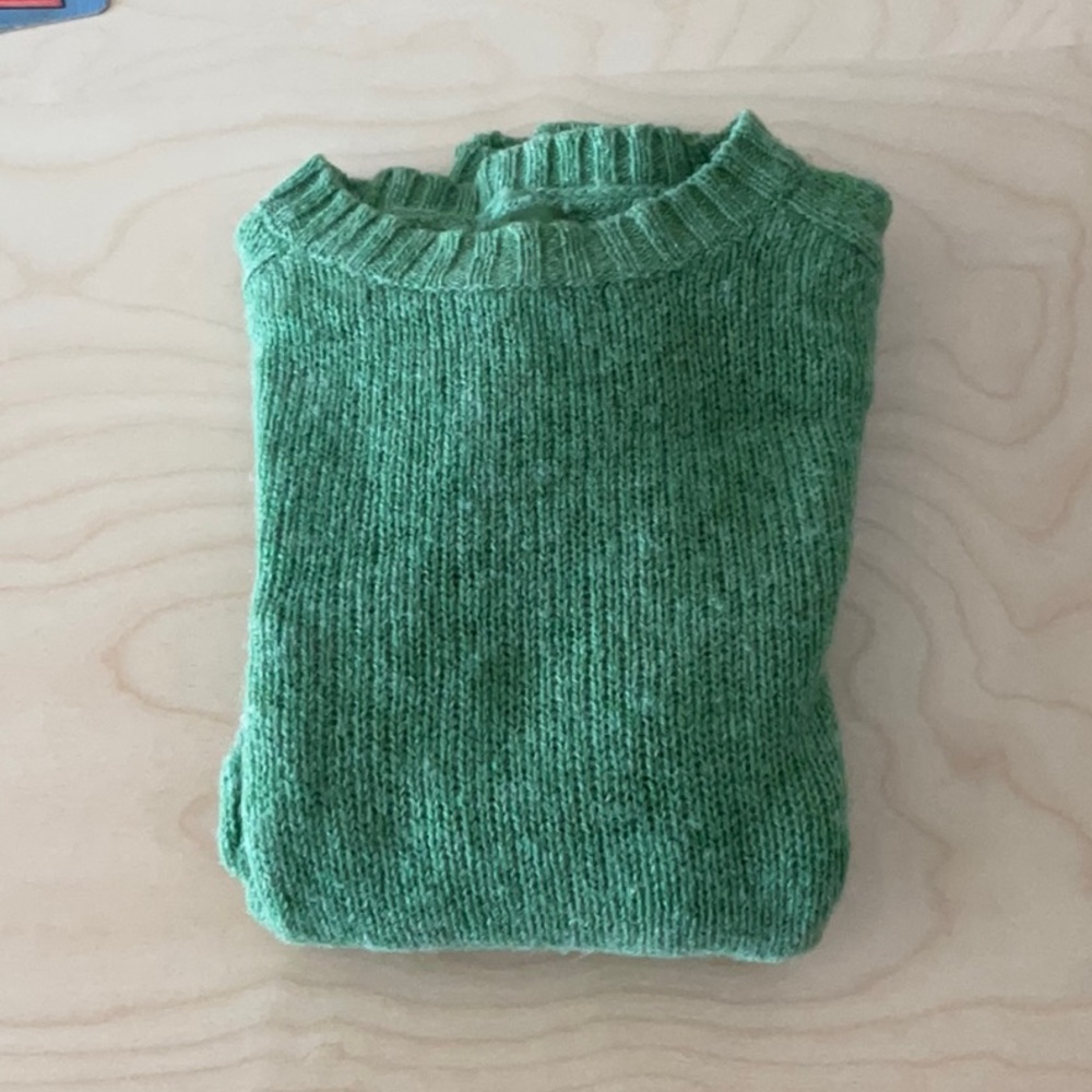 Sid mashburn shetland sweater, kelly green